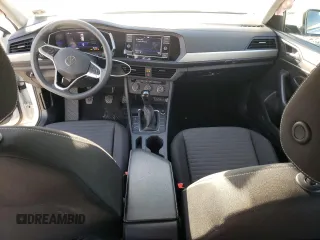 2023 Volkswagen Jetta S with VIN 3VW4M7BU4PM011134, listed as a Copart auction lot 76444894 with 25,888 mi miles and Salvage title. Bid and sale history available at DreamBid. Image 8.