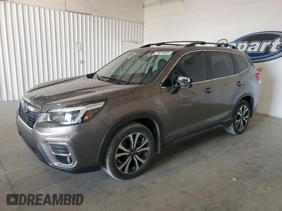 2021 Subaru Forester Limited with VIN JF2SKAUC4MH459022, listed as a Copart auction lot 76018934 with 27,175 mi miles and Clean Title. Bid and sale history available at carsss.com. Image 1.