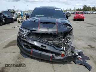 2021 Dodge Durango SRT Hellcat with VIN 1C4SDJH98MC689327, listed as a Copart auction lot 52169015 with 53,009 mi miles and Salvage title. Bid and sale history available at DreamBid. Image 5.