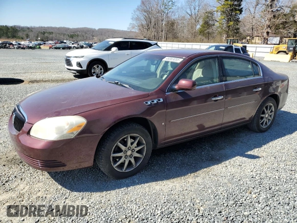 2007 Buick Lucerne CXL with VIN 1G4HD57247U107952, listed as a Copart auction lot 46883055 with 184,726 mi miles and Salvage Title. Bid and sale history available at DreamBid. Image 1.