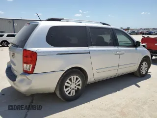 2012 Kia Sedona LX with VIN KNDMG4C74C6485709, listed as a Copart auction lot 67355154 with 196,052 mi miles and Salvage Title. Bid and sale history available at carsss.com. Image 3.