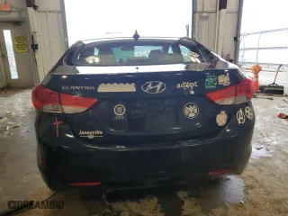 2012 Hyundai Elantra GLS with VIN KMHDH4AE1CU262999, listed as a Copart auction lot 48101655 with 0 mi miles and Non Repairable. Bid and sale history available at carsss.com. Image 6.