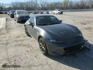 2018 Mazda MX-5 Miata RF Grand Touring with VIN JM1NDAM74J0202879, listed as a Copart auction lot 46632784 with 0 mi miles. Bid and sale history available at carsss.com. Image 12.