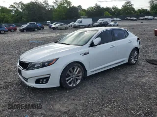 2015 Kia Optima SXL Turbo with VIN 5XXGR4A66FG436051, listed as a Copart auction lot 58536105 with 90,113 mi miles and Salvage title. Bid and sale history available at DreamBid. Image 1.