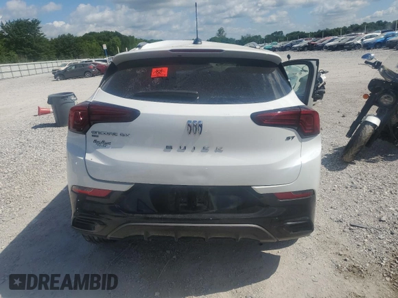 2024 Buick Encore GX Sport Touring with VIN KL4AMESL2RB189565, listed as a Copart auction lot 62191195 with 8,628 mi miles and Non repairable. Bid and sale history available at DreamBid. Image 6.