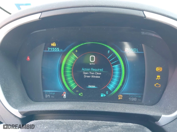 2017 Chevrolet Volt LT with VIN 1G1RC6S52HU178337, listed as a IAAI auction lot 41657706 with 71,555 mi miles. Bid and sale history available at carsss.com. Image 7.