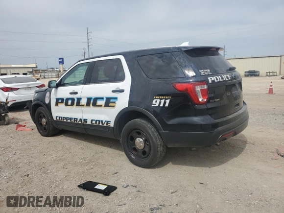 2017 Ford Police Interceptor Utility с VIN 1FM5K8AT5HGE29804, выставлен на аукционе Copart как лот 47128825 с пробегом 77 485 миль миль и Списание • Salvage title. История ставок и продаж доступна на DreamBid. Изображение 2.
