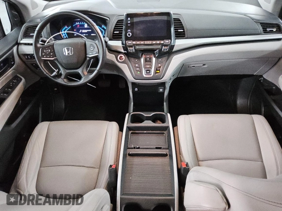 2022 Honda Odyssey EX-L with VIN 5FNRL6H78NB051774, listed as a Copart auction lot 48158075 with 35,280 mi miles and Clean Title. Bid and sale history available at DreamBid. Image 8.
