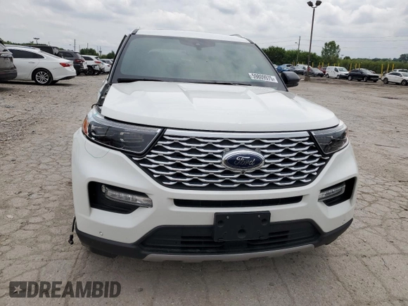 2020 Ford Explorer Platinum с VIN 1FM5K8HC1LGA13358, выставлен на аукционе Copart как лот 59809975 с пробегом 52 012 миль миль и Списание • Salvage title. История ставок и продаж доступна на DreamBid. Изображение 5.