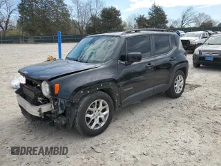 2017 Jeep Renegade Latitude with VIN ZACCJABB9HPF72642, listed as a Copart auction lot 50519185 with 114,514 mi miles and Salvage Title. Bid and sale history available at carsss.com. Image 1.