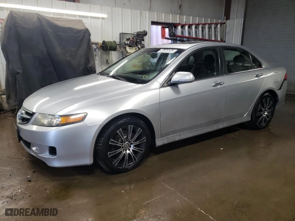 2006 Acura TSX Navi with VIN JH4CL96916C004076, listed as a Copart auction lot 47979105 with 163,140 mi miles and Salvage Title. Bid and sale history available at carsss.com. Image 1.
