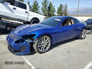 2013 Maserati GranTurismo Sport with VIN ZAM45VLA6D0067465, listed as a Copart auction lot 46946925 with 60,617 mi miles and Salvage Title. Bid and sale history available at carsss.com. Image 1.