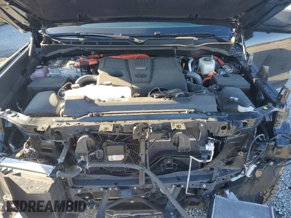 2024 Toyota Tundra TRD Pro Hybrid with VIN 5TFPC5DB0RX077194, listed as a Copart auction lot 42819155 with 16,387 mi miles and Salvage title. Bid and sale history available at DreamBid. Image 12.