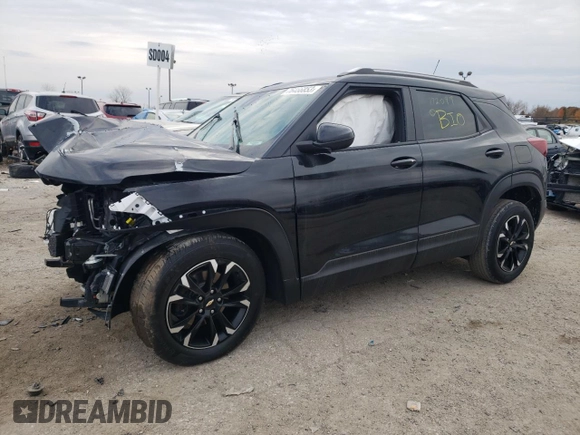 2021 Chevrolet TrailBlazer LT with VIN KL79MPS20MB172099, listed as a Copart auction lot 76466853 with 0 mi miles. Bid and sale history available at carsss.com. Image 1.
