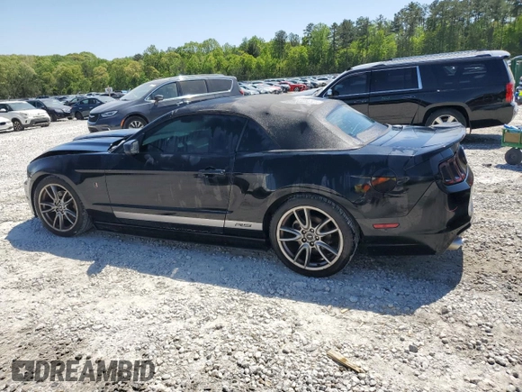 2014 Ford Mustang V6 with VIN 1ZVBP8EM4E5300551, listed as a Copart auction lot 52132745 with 113,887 mi miles and Salvage Title. Bid and sale history available at carsss.com. Image 2.