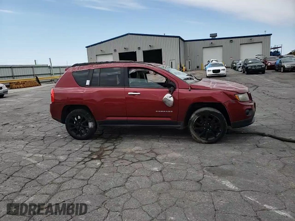 2012 Jeep Compass Latitude with VIN 1C4NJCEB7CD678529, listed as a Copart auction lot 76044044 with 167,218 mi miles and Salvage Title. Bid and sale history available at carsss.com. Image 11.