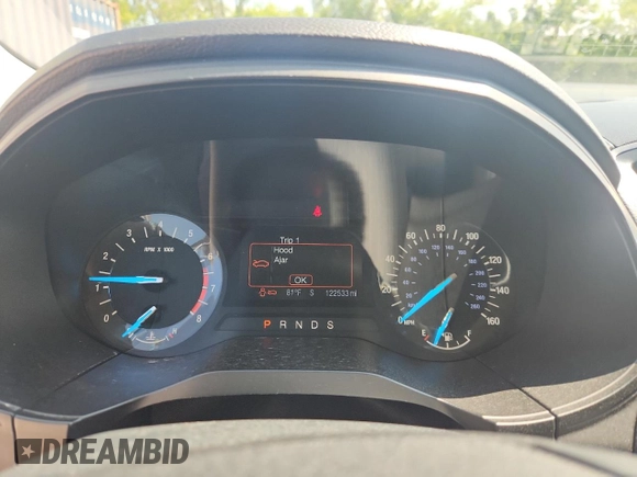 2016 Ford Edge SE with VIN 2FMPK4G94GBC16037, listed as a Copart auction lot 62405145 with 122,533 mi miles and Clean title. Bid and sale history available at DreamBid. Image 9.