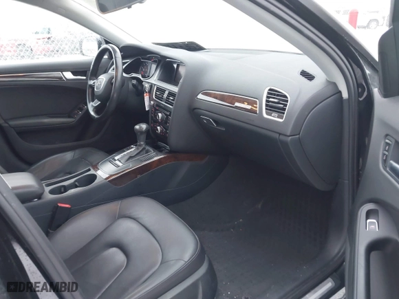 2013 Audi A4 Premium with VIN WAUBFAFL2DN036132, listed as a IAAI auction lot 41344158 with 156,073 mi miles. Bid and sale history available at carsss.com. Image 5.