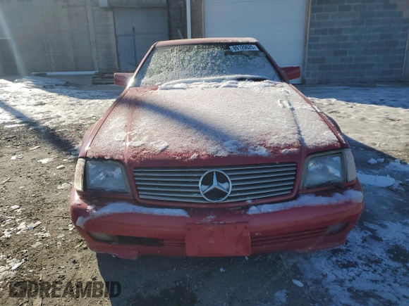 1995 Mercedes-Benz SL with VIN WDBFA76E4SF105819, listed as a Copart auction lot 89120625 with 117,526 mi miles and Salvage title. Bid and sale history available at DreamBid. Image 5.