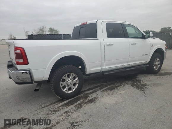2021 Ram 2500 Laramie with VIN 3C6UR5FL0MG557103, listed as a Copart auction lot 50521045 with 71,493 mi miles and Salvage Title. Bid and sale history available at carsss.com. Image 3.