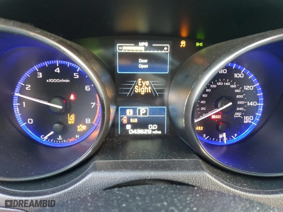 2017 Subaru Outback Touring with VIN 4S4BSETC2H3240923, listed as a Copart auction lot 43824105 with 43,629 mi miles and Salvage Title. Bid and sale history available at carsss.com. Image 9.