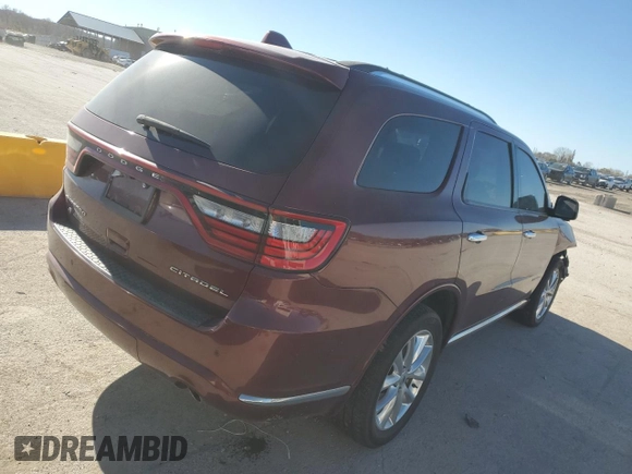 2019 Dodge Durango Citadel with VIN 1C4SDJET1KC683706, listed as a Copart auction lot 81783014 with 76,717 mi miles and Salvage Title. Bid and sale history available at DreamBid. Image 3.
