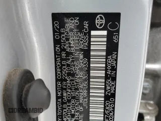 2020 Toyota Prius LE with VIN JTDL9RFU5L3019339, listed as a Copart auction lot 52778255 with 67,797 mi miles and Salvage Title. Bid and sale history available at DreamBid. Image 13.