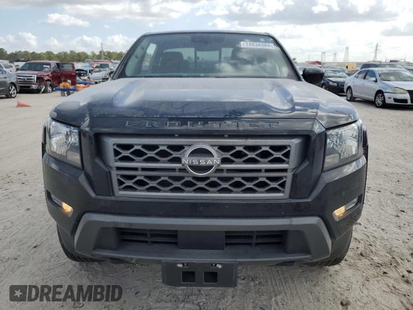 2022 Nissan Frontier SV with VIN 1N6ED1CM4NN682645, listed as a Copart auction lot 74834384 with 25,912 mi miles and Salvage title. Bid and sale history available at DreamBid. Image 5.
