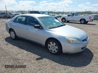 2003 Honda Accord LX z VIN 1HGCM66323A003455, wystawiony jako IAAI lot #42046363 z przebiegiem 223 298 mil mil oraz . Historia ofert i sprzedaży dostępna na DreamBid. Obrazek 1.