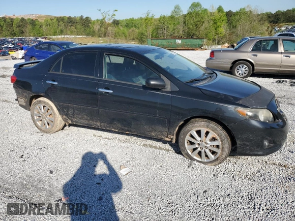 2010 Toyota Corolla with VIN 1NXBU4EE1AZ380397, listed as a Copart auction lot 51631715 with 81,303 mi miles and Salvage Title. Bid and sale history available at carsss.com. Image 4.