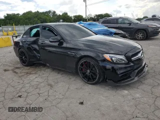 2017 Mercedes-Benz C 63 S AMG z VIN 55SWF8HB3HU204431, wystawiony jako Copart lot #56970675 z przebiegiem 57 527 mil mil oraz Szkoda całkowita • Salvage title. Historia ofert i sprzedaży dostępna na DreamBid. Obrazek 4.