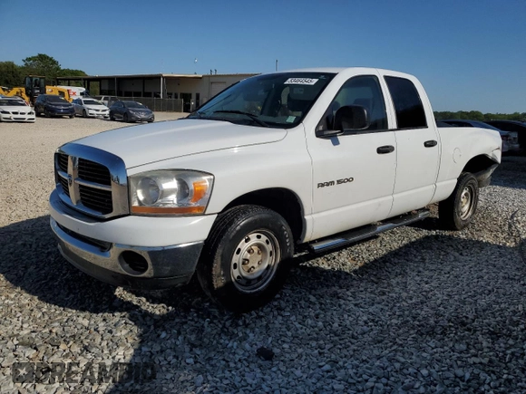 2006 Dodge 1500 SLT with VIN 1D7HA18N06S582688, listed as a Copart auction lot 53464545 with 221,792 mi miles and Salvage Title. Bid and sale history available at carsss.com. Image 1.