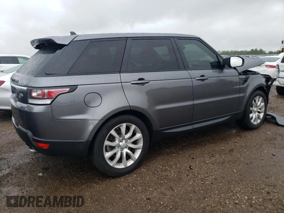 2016 Land Rover Range Rover Sport HSE with VIN SALWR2PF5GA581739, listed as a Copart auction lot 57715875 with 102,936 mi miles and Salvage title. Bid and sale history available at DreamBid. Image 3.