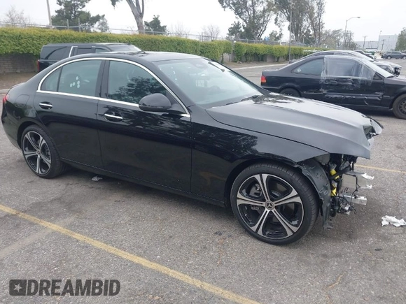 2024 Mercedes-Benz C 300 with VIN W1KAF4GBXRR199929, listed as a IAAI auction lot 41890900 with 4,381 mi miles and . Bid and sale history available at DreamBid. Image 1.