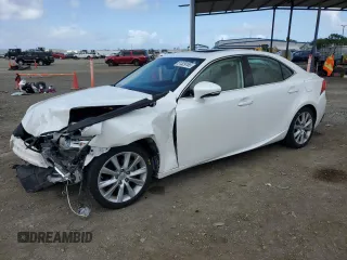 2014 Lexus IS 250 z VIN JTHBF1D20E5032464, wystawiony jako Copart lot #51329165 z przebiegiem 185 131 mil mil oraz Szkoda całkowita • Salvage title. Historia ofert i sprzedaży dostępna na DreamBid. Obrazek 1.