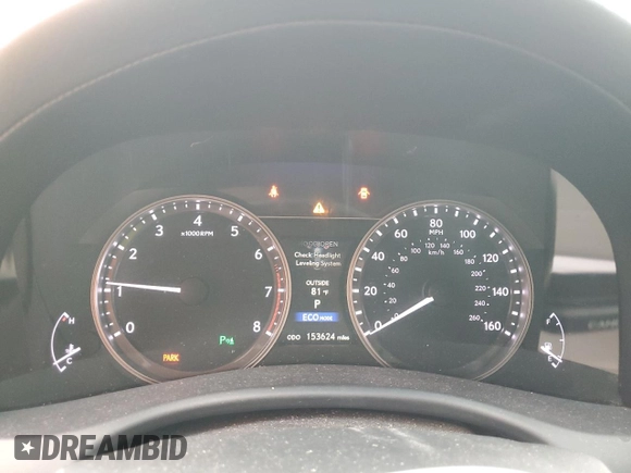 2013 Lexus GS 350 with VIN JTHBE1BL9D5013506, listed as a Copart auction lot 72723064 with 153,624 mi miles and Salvage Title. Bid and sale history available at carsss.com. Image 9.