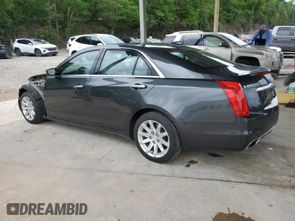 2016 Cadillac CTS AWD with VIN 1G6AW5SX9G0110598, listed as a Copart auction lot 54339975 with 50,218 mi miles and Salvage title. Bid and sale history available at DreamBid. Image 2.