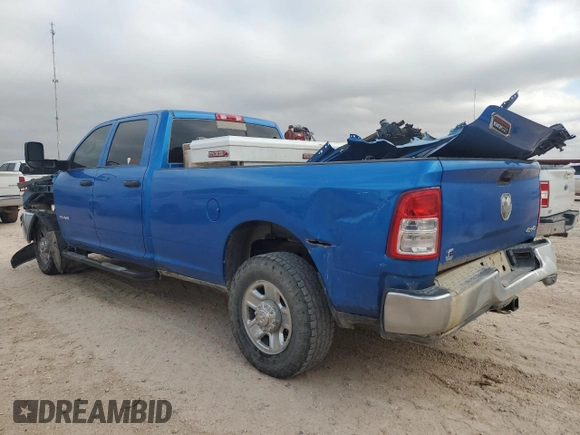 2021 Ram 2500 Tradesman with VIN 3C6UR5HJ0MG608370, listed as a Copart auction lot 79484974 with 137,194 mi miles and Salvage title. Bid and sale history available at DreamBid. Image 2.