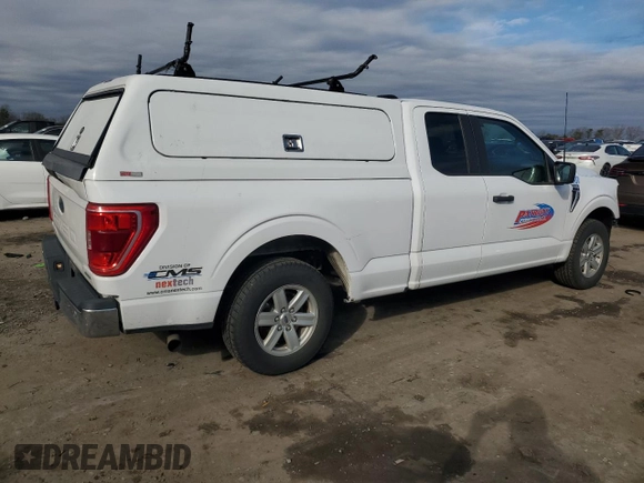 2021 Ford F-150 XL with VIN 1FTEX1CP9MKE07079, listed as a Copart auction lot 85734764 with 90,771 mi miles and Salvage title. Bid and sale history available at DreamBid. Image 3.