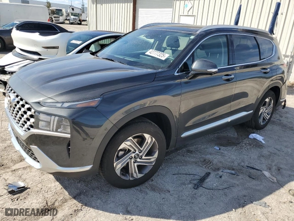 2023 Hyundai Santa Fe SEL with VIN 5NMS34AJXPH614160, listed as a Copart auction lot 42777325 with 12,880 mi miles and Salvage Title. Bid and sale history available at carsss.com. Image 1.