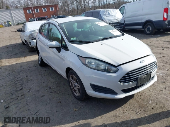 2018 Ford Fiesta SE with VIN 3FADP4EJ2JM104757, listed as a IAAI auction lot 41294333 with 60,962 mi miles. Bid and sale history available at carsss.com. Image 1.
