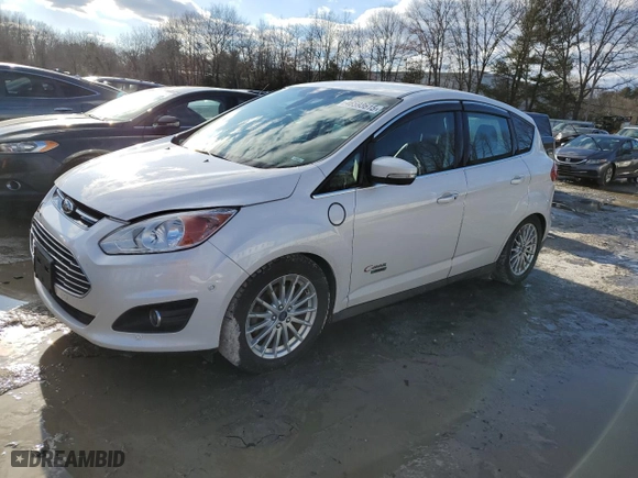 2014 Ford C-Max Energi SEL with VIN 1FADP5CU0EL500583, listed as a Copart auction lot 46593615 with 128,457 mi miles and Clean Title. Bid and sale history available at carsss.com. Image 1.