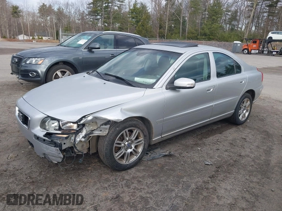 2007 Volvo S60 2.5L Turbo with VIN YV1RH592072609664, listed as a IAAI auction lot 41865512 with 200,528 mi miles. Bid and sale history available at carsss.com. Image 19.