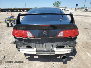 2002 Acura RSX Type S with VIN JH4DC53082C036696, listed as a Copart auction lot 52193175 with 179,773 mi miles and Salvage Title. Bid and sale history available at carsss.com. Image 6.