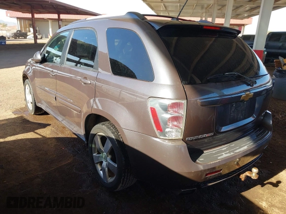 2008 Chevrolet Equinox Sport with VIN 2CNDL037186298008, listed as a IAAI auction lot 41593587 with 124,547 mi miles. Bid and sale history available at carsss.com. Image 3.