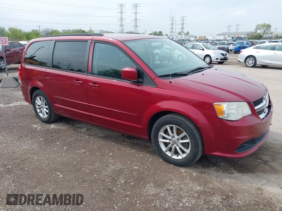 2014 Dodge Grand Caravan SXT with VIN 2C4RDGCG4ER120877, listed as a IAAI auction lot 42142083 with 199,895 mi miles and . Bid and sale history available at DreamBid. Image 1.