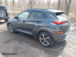 2018 Hyundai Kona Limited with VIN KM8K3CA58JU066037, listed as a IAAI auction lot 41860508 with 109,126 mi miles. Bid and sale history available at carsss.com. Image 3.
