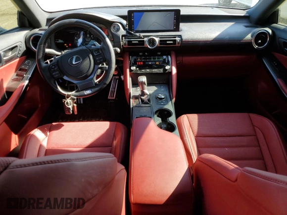 2022 Lexus IS 300 F Sport with VIN JTHG81F22N5048386, listed as a Copart auction lot 50172825 with 19,945 mi miles and Clean title. Bid and sale history available at DreamBid. Image 8.