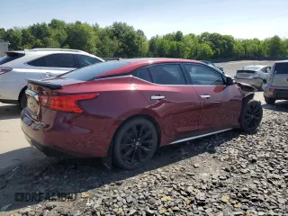 2017 Nissan Maxima S with VIN 1N4AA6AP0HC418932, listed as a Copart auction lot 58352765 with 80,944 mi miles and Salvage title. Bid and sale history available at DreamBid. Image 3.