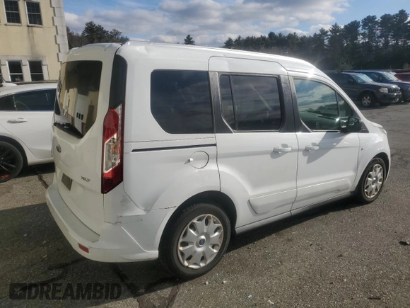 2015 Ford Transit Connect XLT with VIN NM0AE8F77F1202312, listed as a Copart auction lot 87724125 with 100,463 mi miles and Salvage title. Bid and sale history available at DreamBid. Image 3.